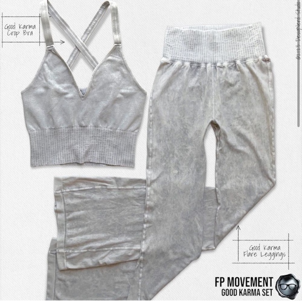 FP Movement Gray good karma Set XS Small